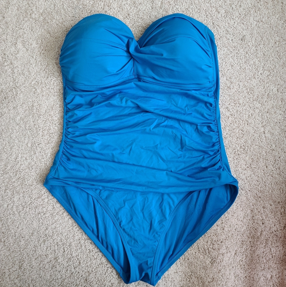 Anne Cole Blue Swimsuit